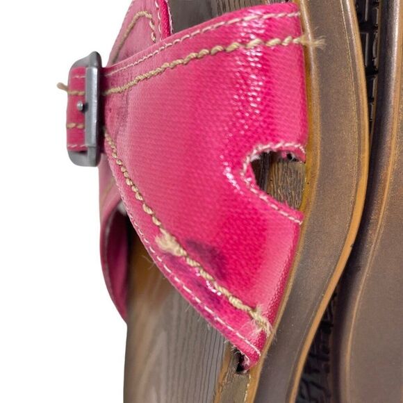 Dr. Scholl's Women's Pink Buckle Sandals Advanced Comfort Series Size 11 - Picture 7 of 14